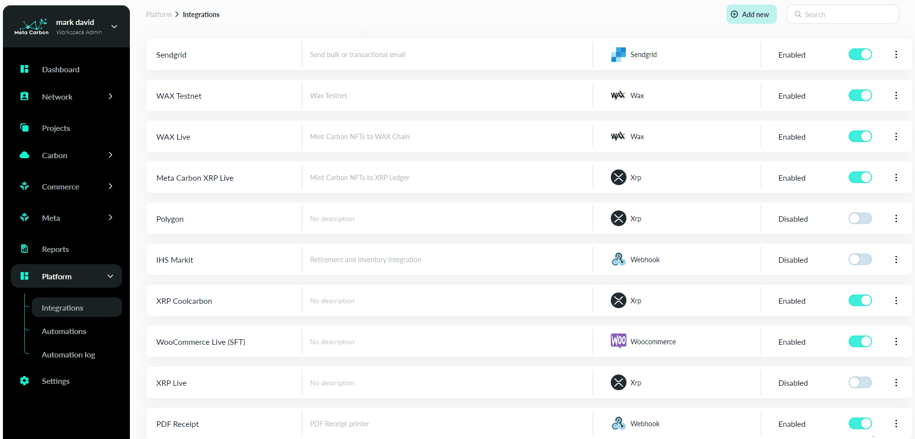Integrations