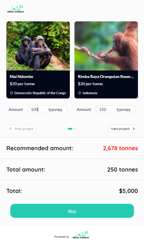 Embed sales widgets into your clients' platforms